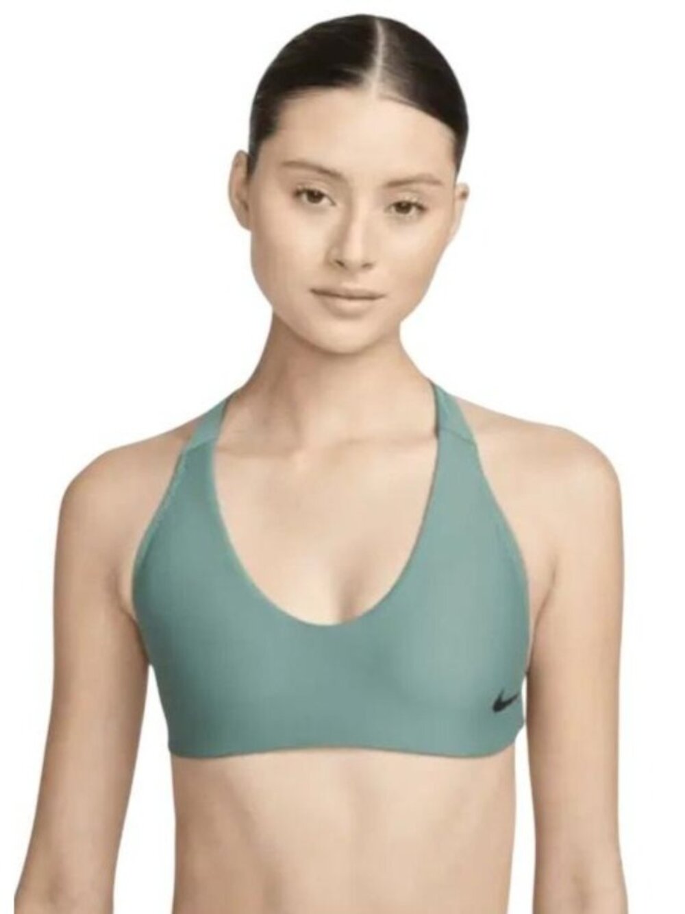 Nike Swim HydraLock Fusion Back Green Bikini Top NESSC188-302 Womens LARGE NWT